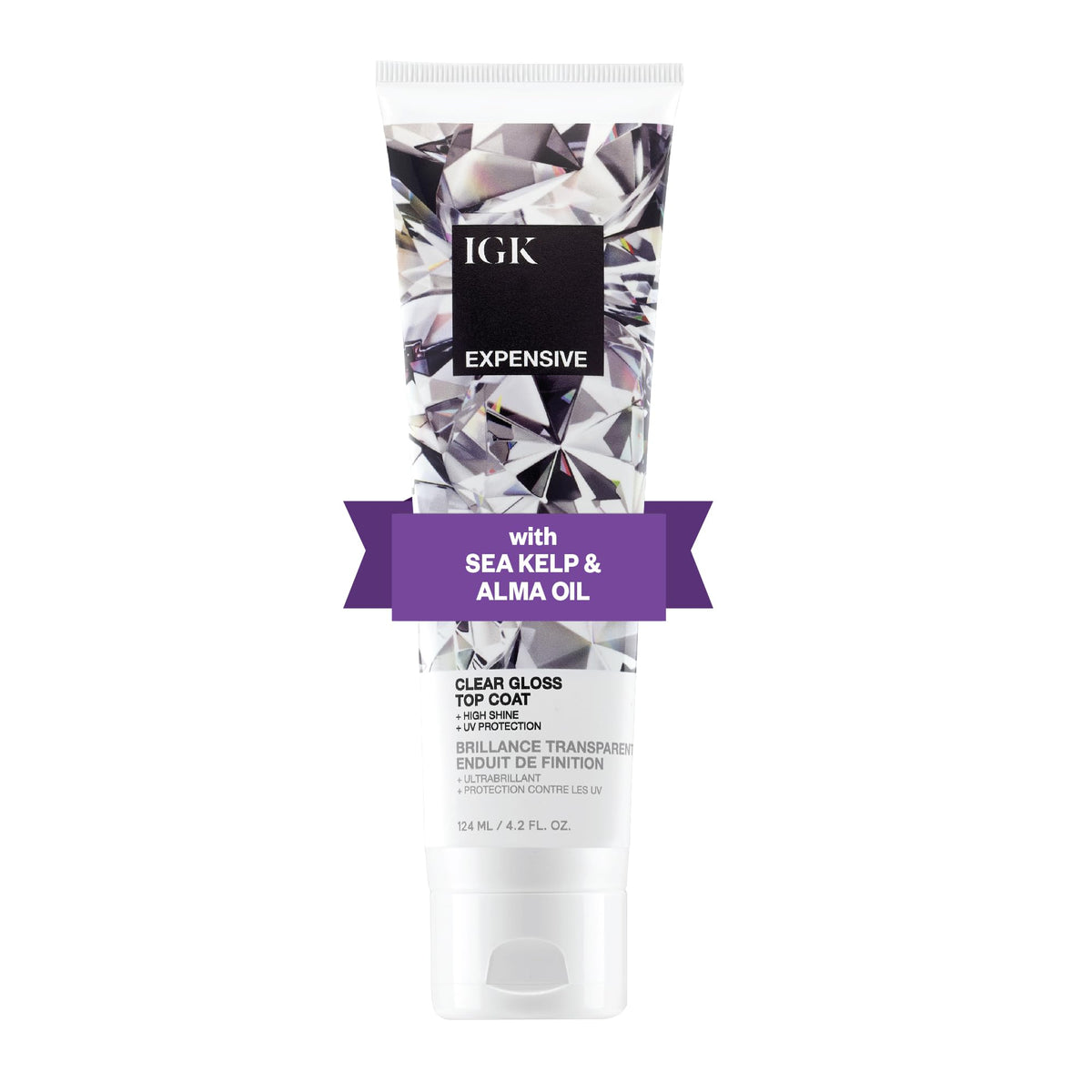 IGK EXPENSIVE Amla Oil Hi-Shine Topcoat, 4.2 fl. oz.