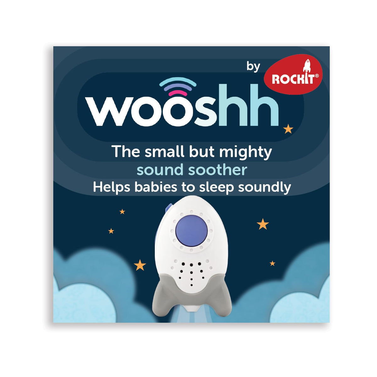 Rockit Wooshh Sound Soother, White