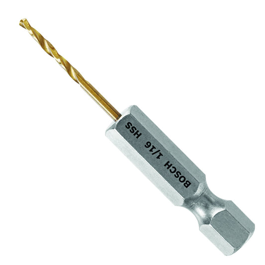 Bosch TI2131IM 1/16-Inch Impact Tough Titanium Drill Bit,