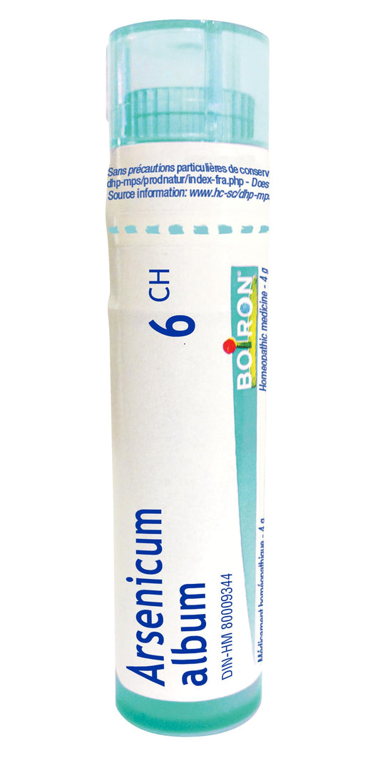 Arsenicum album 6ch,Boiron homeopathic medicine, 4g