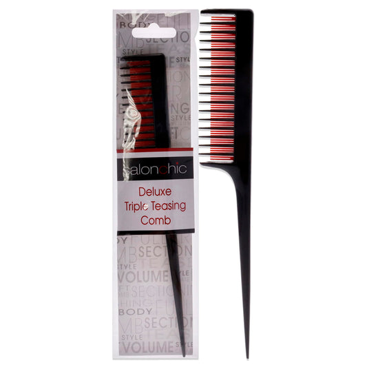 SalonChic Deluxe Triple Teasing Comb Unisex 1 Pc