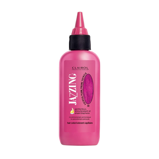 Clairol Professional Jazzing Semi-Permanent Hair Color, No.050 Fuschia Plum, 3 Fl Oz | 89 ml