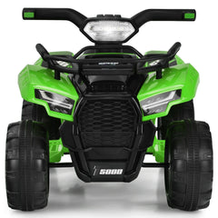 6V Kids Ride On ATV Quad with Front Storage Box and 40 Minute Run Time, Green