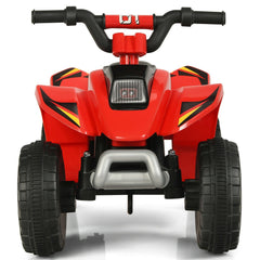 6V Kids Electric Ride On ATV Quad with Forward and Reverse and 66 lb Capacity, Red
