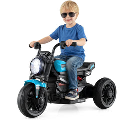 6V 3 Wheel Kids Electric Motorcycle with 22W Motor and Reverse Switch, Blue