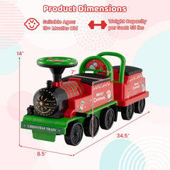 6V Kids Ride On Train Bundle: 16 Piece Track Train Plus 2 Seater Train with Carriage