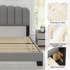 71 Inch Cat Tree with Two Condos, a Side Bed and a Sisal Ladder Board