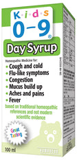 Kids 0-9 Daytime Cough & Cold Syrup 100ml, Gentle Formula for Comforting Little Ones, Coughs & Congestion, with Drosera, Arnica, Bryonia, Great Taste Kid Love, Soothing for Babies, Toddlers & Children