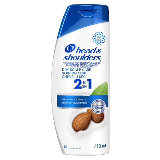 HEAD & SHOULDERS DRY SCALP CARE 2IN1 SHAMPOO 613ML