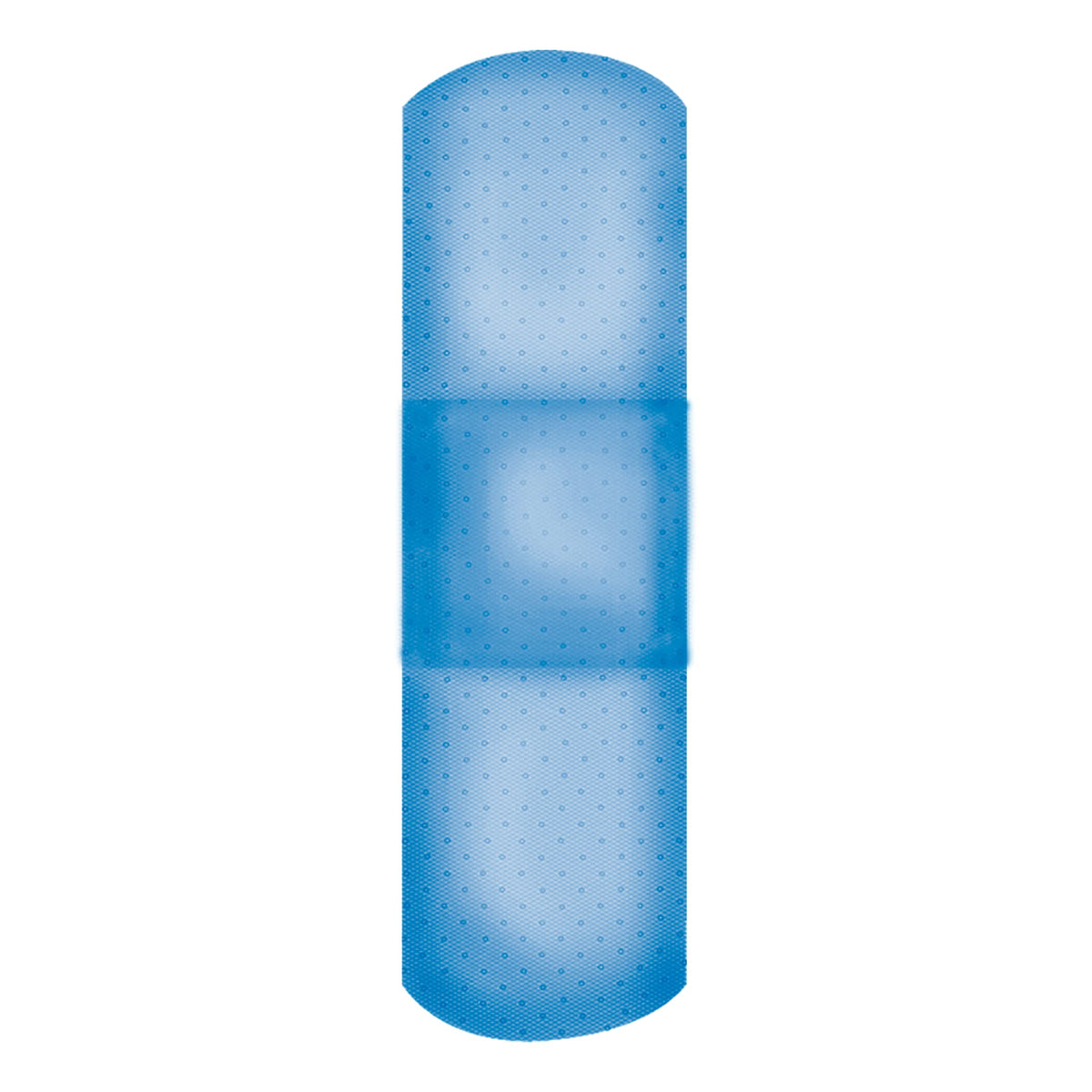 American White Cross 1631025 Blue Metal Detectable Adhesive Strips, Sterile, Lightweight 1" x 3" Bulk, 130 per Case, 10 Tray per Case (Pack of 1300)