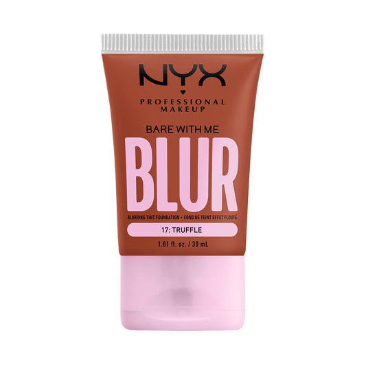 NYX PROFESSIONAL MAKEUP, Bare With Me, Tint Foundation, Medium buildable coverage, 12h hydration, Lightweight matte finish - 17 TRUFFLE