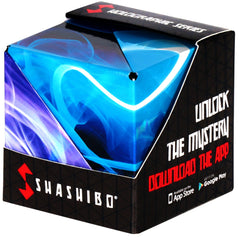 SHASHIBO Shape Shifting Box - Award-Winning, Patented Fidget Box w/ 36 Rare Earth Magnets - Transforms Into Over 100 Shapes, Download Fun in Motion Toys Mobile App (Holographic - Vapor)
