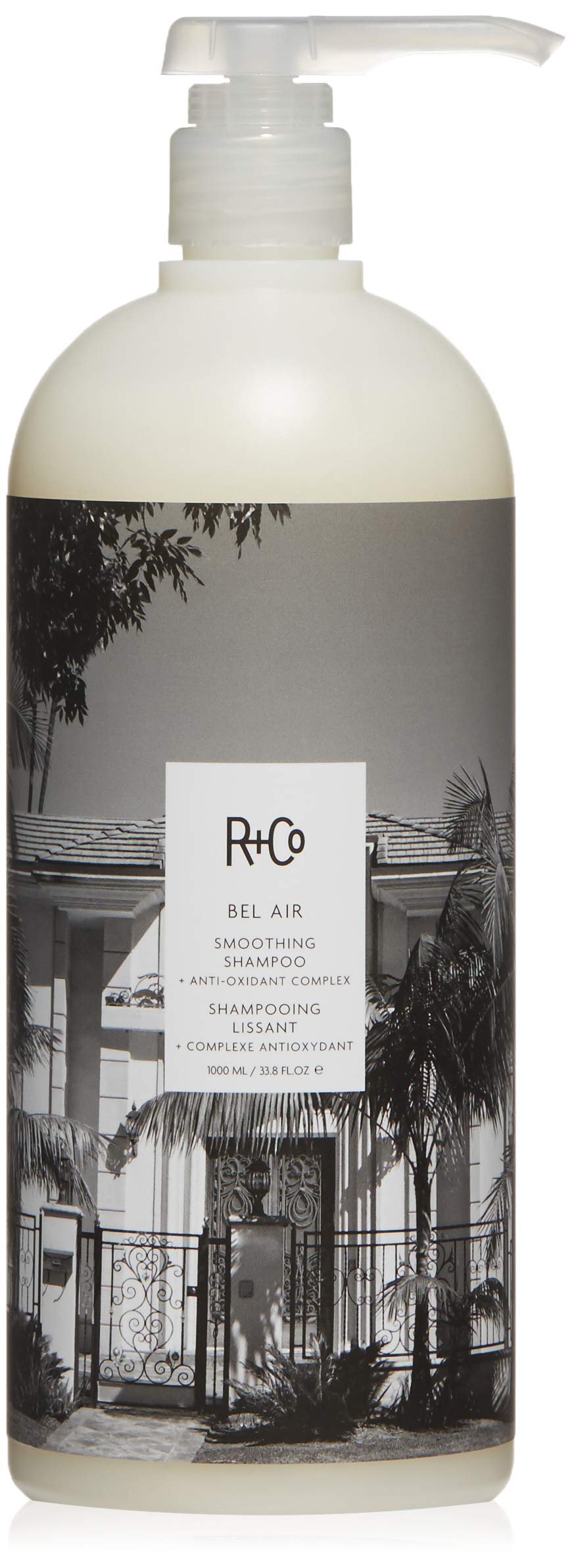 R+Co Bel Air Smoothing Shampoo Plus Anti-Oxidant Complex Liter, 33.8 Fl Oz