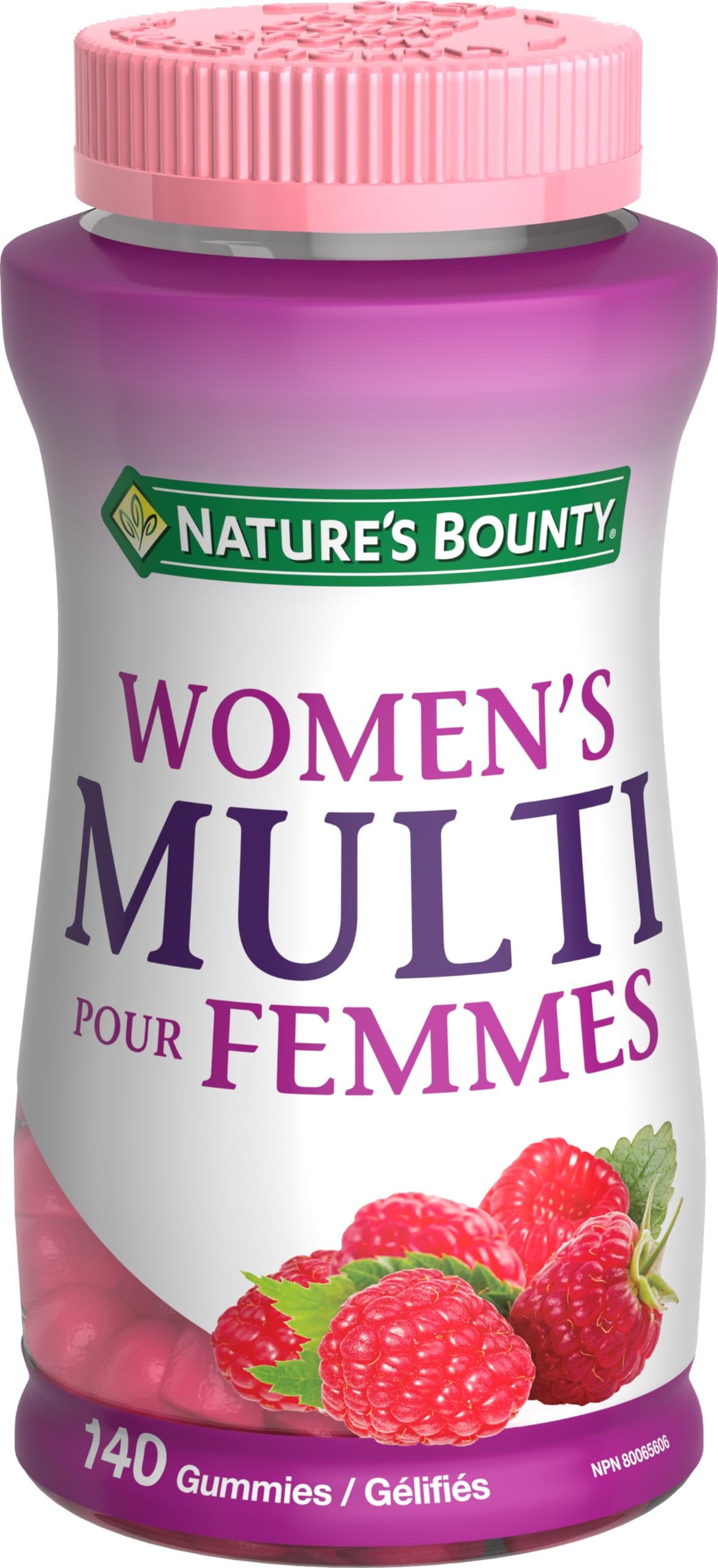 Nature's Bounty Women's Multivitamin Gummies, Helps Maintain Eyesight, Skin, and Immune Function, Helps in Development of Bone, Cartilage, Teeth, and Gums, Helps Thyroid Gland Function, 140 Gummies