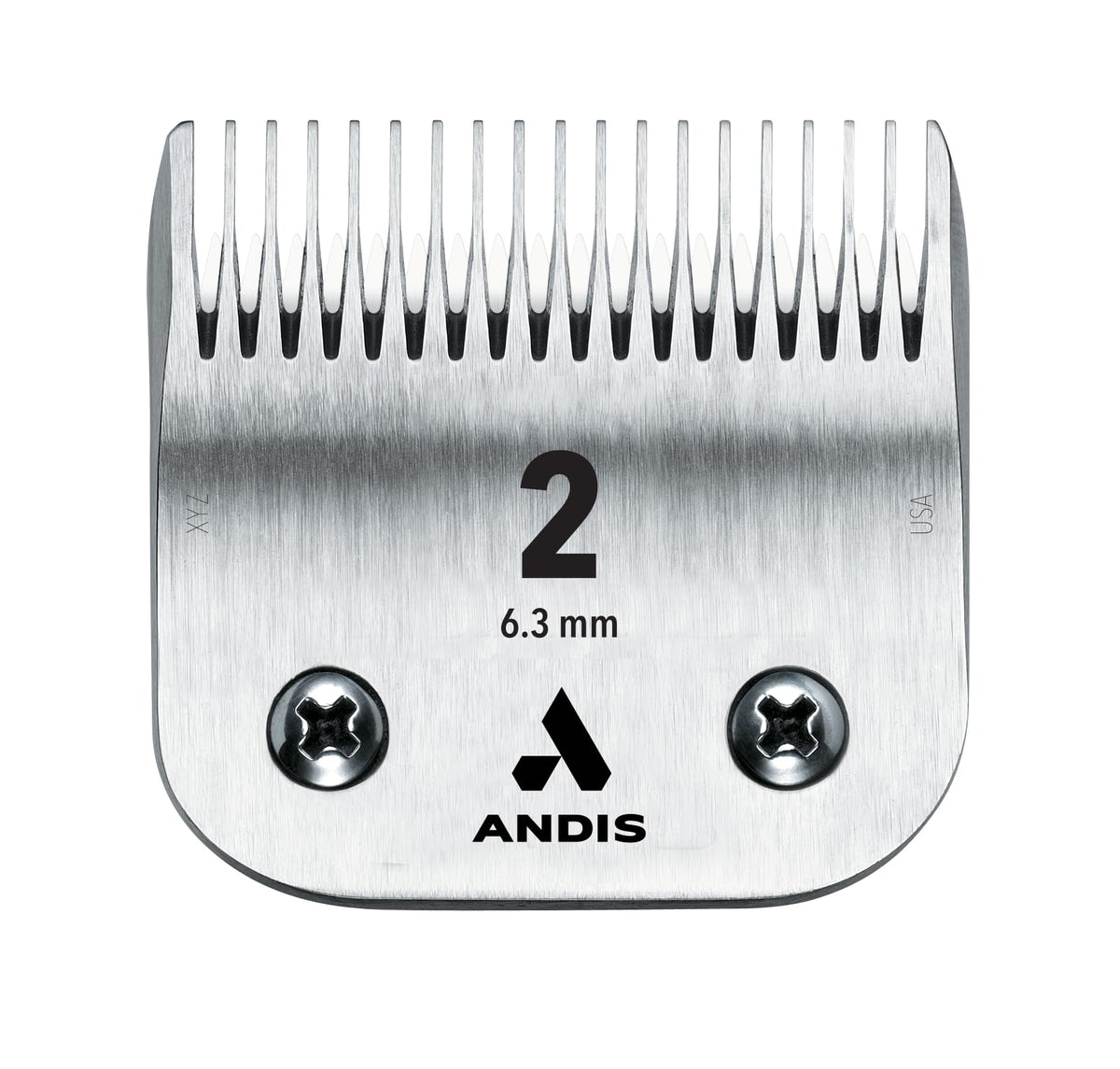 Andis 2-Inch Ceramic Edge Blade, Size 2, Compatible with AG, AGC, AGR, BG, BGC, BGR, MBG, SMC, Oster 71, 111, A-5 Clippers, Men's Hair Trimmer Blade
