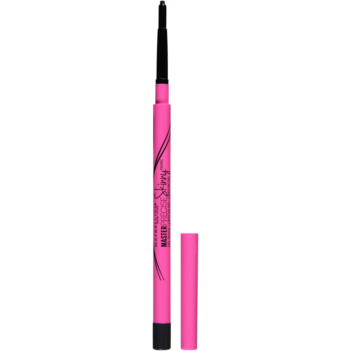 Maybelline New York Eyestudio Master Precise Skinny Eye Pencil, Defining Black, 3 Milliliter