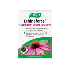 A.Vogel Echinaforce Echinacea Chewable Tablets - Organic Echinacea Supplement - Relieves Cold and Flu Symptoms by Strengthening the Immune System - Gluten & Sugar Free - Children 2+ - 120 Tabs