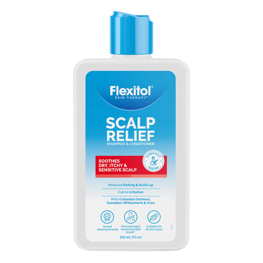 Flexitol Scalp Relief Shampoo & Conditioner for Itchy Scalp – Best Shampoo, Moisturising (210ml)