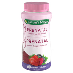 NATURE'S BOUNTY Prenatal With DHA & EPA Omega-3, Helps Reduce Risk Of Neural Tube Defects, 270 g