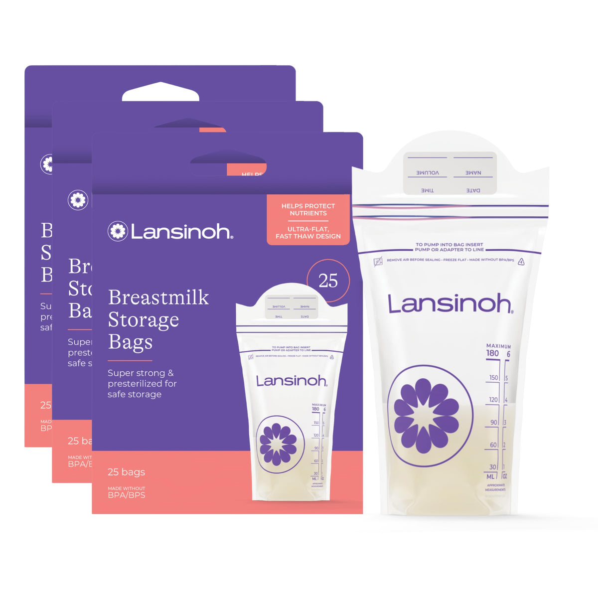 Lansinoh Storage Bags (Pack of 3)
