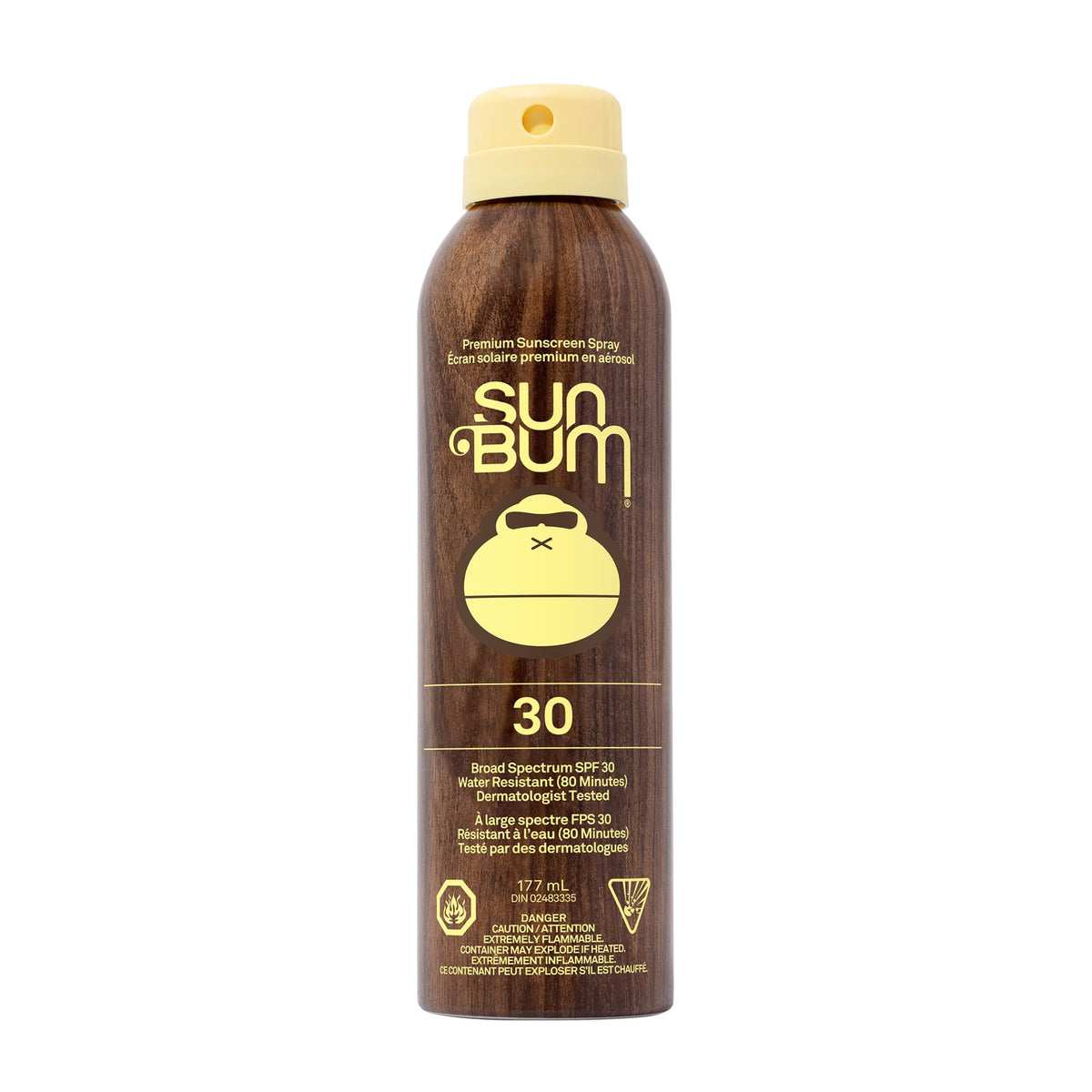 Sun Bum Original SPF 30 Sunscreen Spray - Broad Spectrum Moisturizing UVA/UVB Protection with Vitamin E - Vegan & Oxybenzone/Octinoxate Free - 177ml