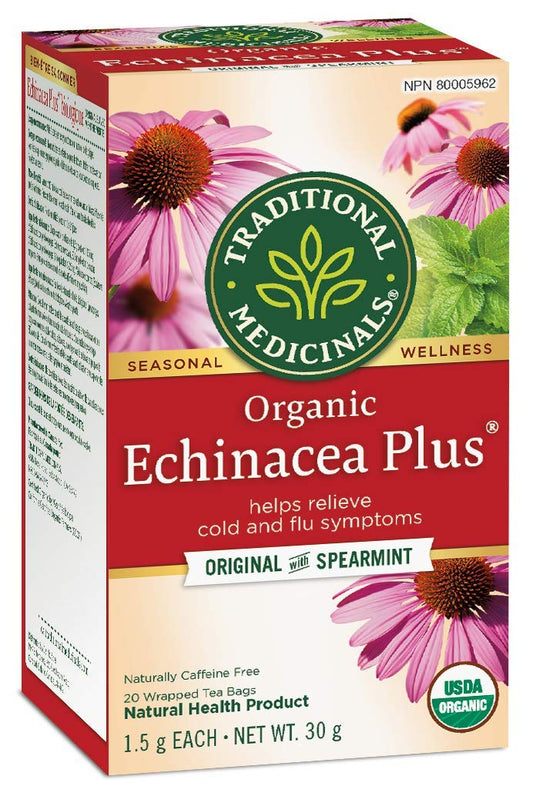 Traditional Medicinals, Echinancea Plus, 20 Count Tea Bags