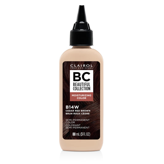 Clairol Professional Beautiful Collection Hair Color, 14W Cedar Red Brown, 3 Fl Oz - Packaging May Vary