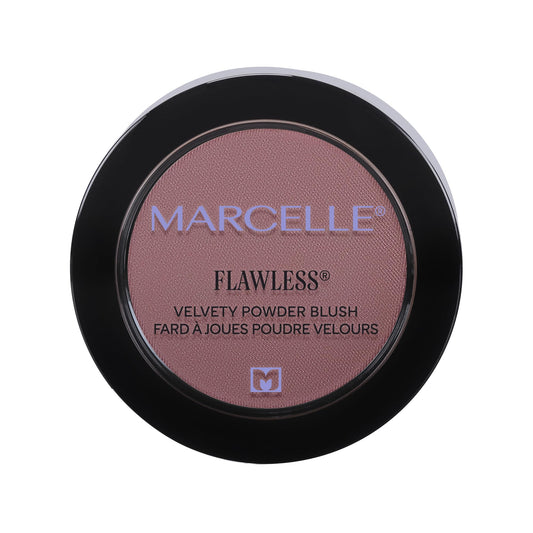 Marcelle Flawless Velvety Powder Blush, Berries, Talc-Free, Natural Healthy Glow, Smooth, Velvety Texture, Hypoallergenic, Fragrance-Free, Cruelty-Free, Paraben-Free, 3 g