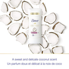 Dove Antiperspirant Stick for Women Caring Coconut Scent, Women's Deodorant, 48 Hour Protection for Soft And Comfortable Underarms 74 g (Pack of 3)
