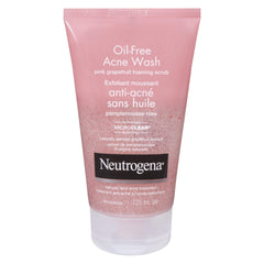 Neutrogena Acne Exfoliating Face Scrub, Pink Grapefruit Salicylic Acid Acne Treatment, One Pack, 125 mL