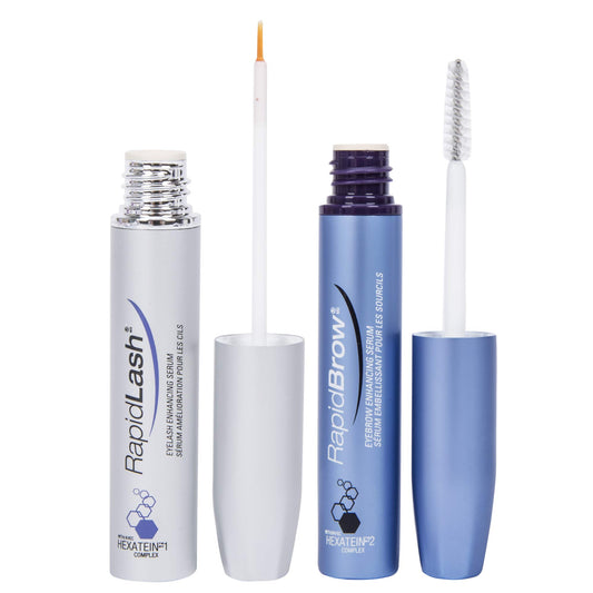 RapidBrow Eyelash Enhancing Serum & Eyebrow Enhancing Serum 2-Pack, 6 Milliliters