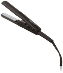 Conair Mini Pro CS80XAC 1/2-Inch Hair Straightener, 56°F (180°C) High Heat, Dual Voltage, 13mm Flat Iron, Black, Travel flat iron