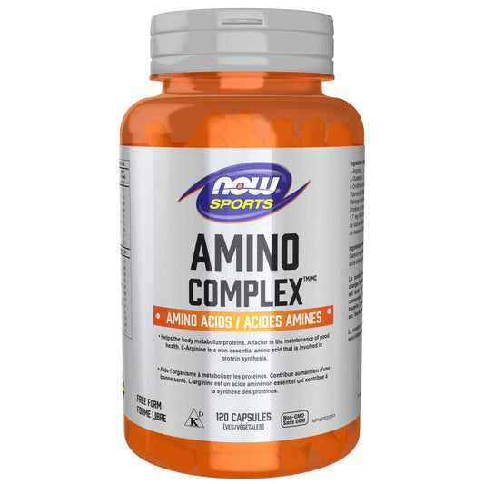 NOW Sports Amino Complex Capsules, 120 Count