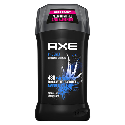 AXE Deodorant Stick for Long Lasting Odour Protection Phoenix Crushed Mint & Rosemary Men's Deodorant Formulated Without Aluminum 85 g