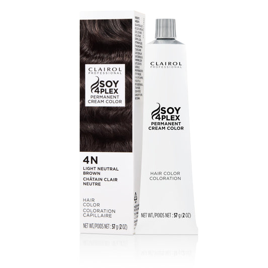 Clairol Professional Crème Permanente, 4n Light Neut Brown, 2 oz. - Packaging May Vary