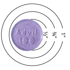 Junior Strength Advil (40 Count, Fruit Flavour) Ibuprofen Chewable Tablets Fever Reducer/Pain reliever