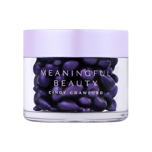 Meaningful Beauty Wrinkle Smoothing Capsules Advanced Formula, Hyaluronic Acid Targeted Treatment Serum, 60 Count
