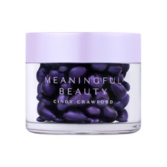 Meaningful Beauty Wrinkle Smoothing Capsules Advanced Formula, Hyaluronic Acid Targeted Treatment Serum, 60 Count