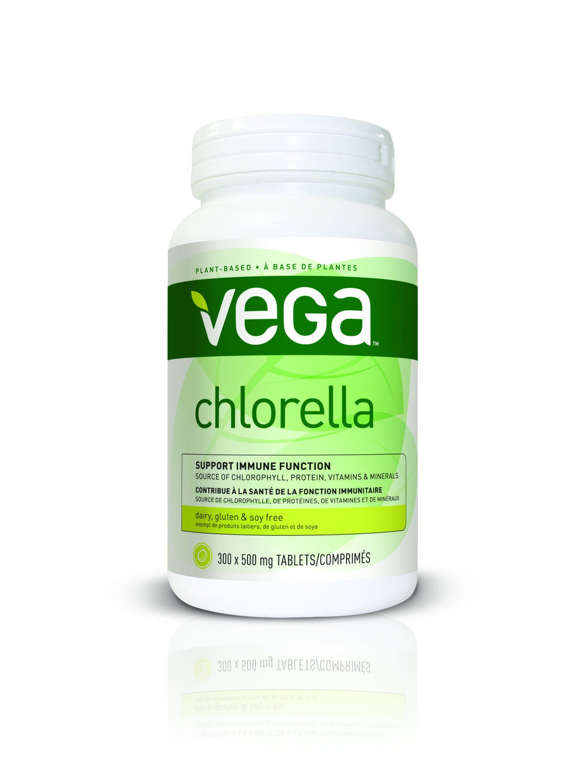 Vega Chlorella Tablets 300-Count - Cracked cell wall, Protein, Vitamins, Minerals, Non GMO