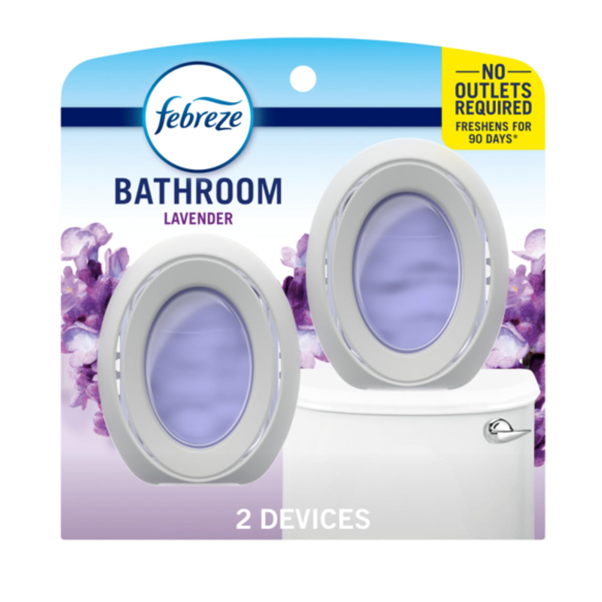 Febreze Light Small Spaces Light Air freshener lavender, 7.5 ml, Pack Of 2 15 milliliter