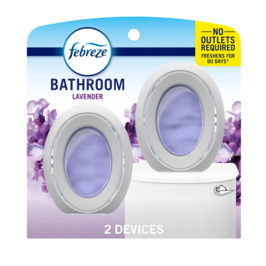 Febreze Light Small Spaces Light Air freshener lavender, 7.5 ml, Pack Of 2 15 milliliter
