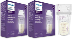 Philips Avent Breast Milk Storage Bags 50 Count 6oz/180ml, SCF603/50