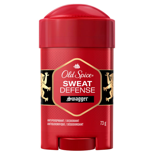 Old Spice Sweat Defense Anti-Perspirant Deodorant for Men, 48 Hour, Stronger Swagger, 73 g