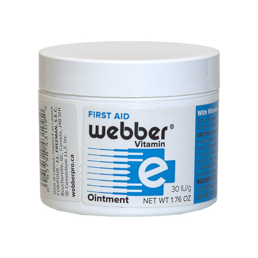 Webber Natural First Aid Ointment, Protects against Infections and Provides fast healing with Vitamin E to fight Scars from Cesarean and Cuts, Burns from Tattoos, Wrinkles, Acne and Very Dry Skin (Tube)