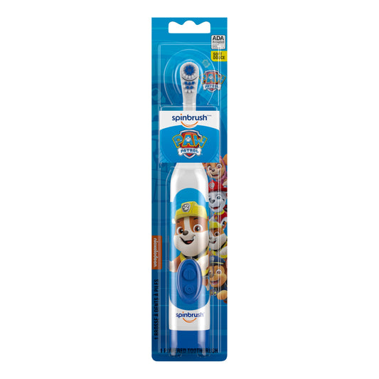 Spinbrush Kids PAW PATROL Electric Toothbrush, Soft Bristles, Duracell Batteries Included