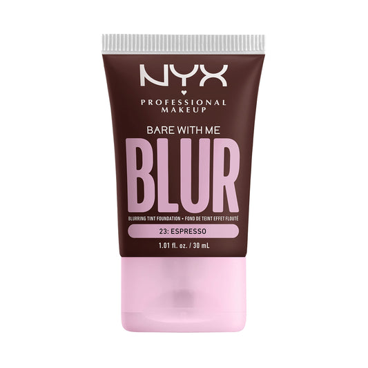 NYX PROFESSIONAL MAKEUP, Bare With Me, Tint Foundation, Medium buildable coverage, 12h hydration, Lightweight matte finish - 23 ESPRESSO
