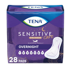 TENA Intimates Overnight Dry-Fast Core Adult Female Bladder Control Pads, 16 Inch, 28 Count, 1 Pack