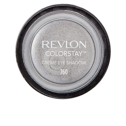 Revlon Colorstay Creme Eye Shadow, Longwear Blendable Matte or Shimmer Eye Makeup with Applicator Brush in Silver, Earl Grey (760), 0.18 Oz/ 5.2g (Pack of 1)