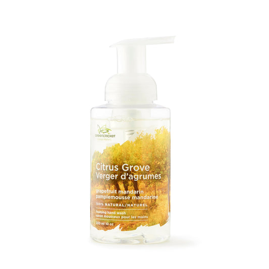 Grapefruit Mandarin Foaming Hand Wash (300ml) - 100% Naturally Derived & Vegan | No SLS, SLES, PEG, Parabens or Artificial fragrances or colors (Pack of 1)