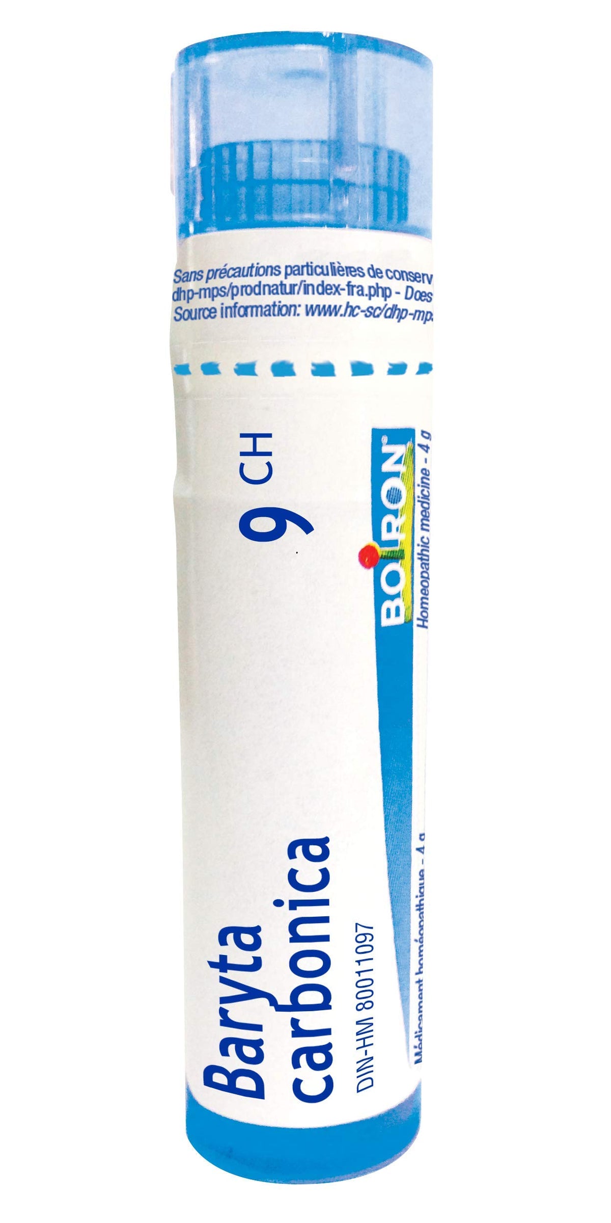 Baryta carbonica 9ch,Boiron homeopathic medicine, 4g
